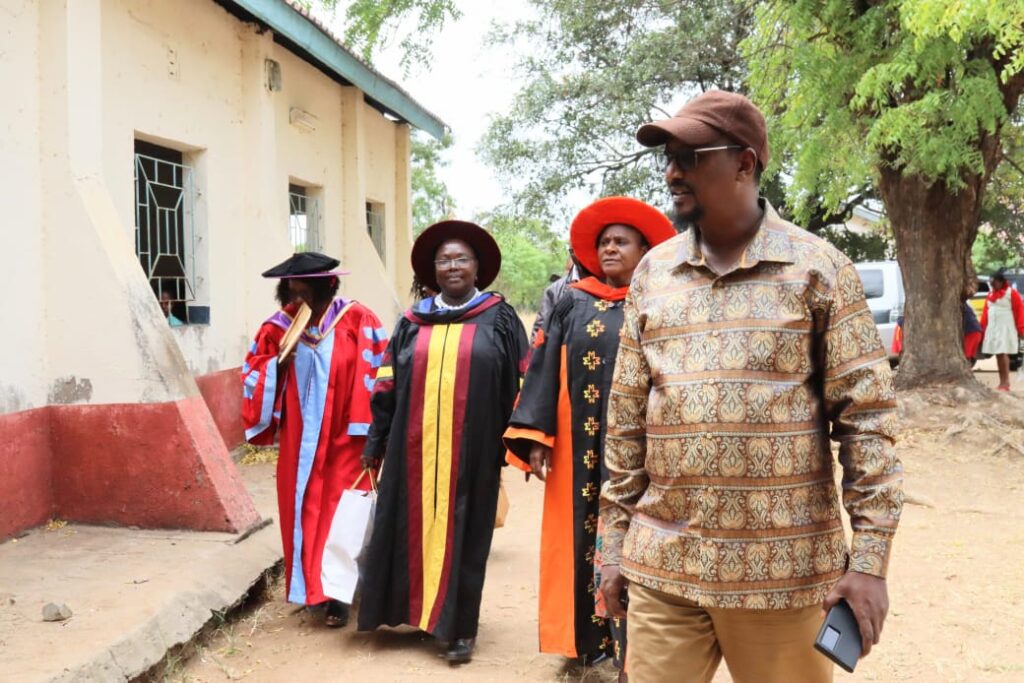 Walking with champions: Dr. Dahir joins the academic procession with esteemed members of the Kitui Dons Association at St. Mary Mutito Girls.
