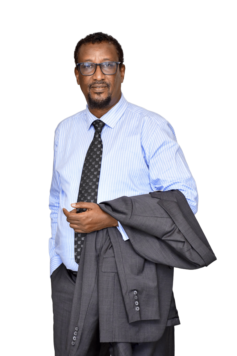 Prof. Dahir Poses for a Picture